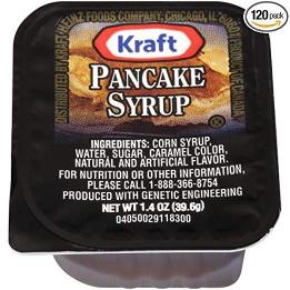 Kraft single Serve Pancake Syrup (1.4oz Packets, Pack of 120)