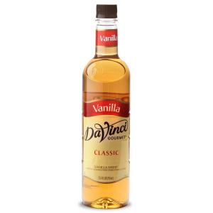 Davinci Gourmet Syrup Vanilla Flavored 750ml (PACK OF 4)