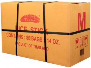 Thai Flavor Rice Imported Pad Thai Sticks Roland Rice Noodles 14oz (PACK OF 30)