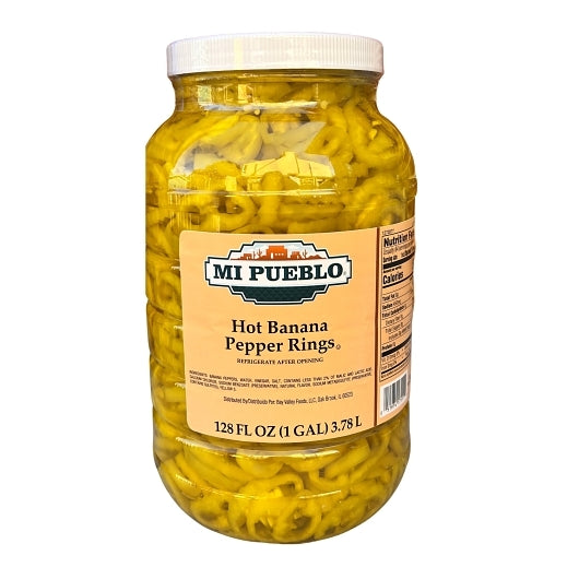 Mi Pueblo BANANA PEPPER RINGS, 4 x 1 GA Case - GS1 inner-pack image