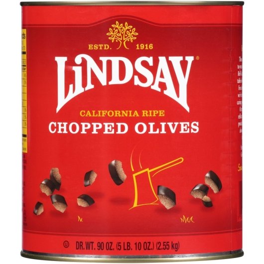 Chopped Ripe Olives Ripe Chopped Domestic Olives Canned, 6 x 90 oz Case - DOT product image 2