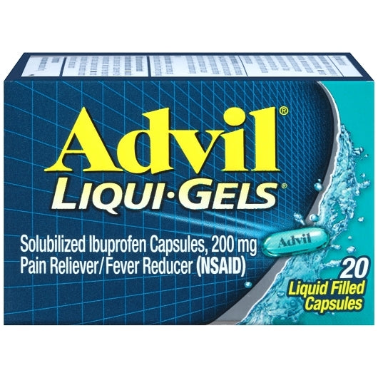 Advil Liquid Gels, 12 x 6 x 20 each Case - DOT product image 2