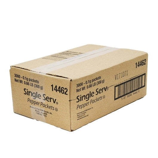 Single Serv Flat Pepper Packets, 3000 x 0.1 GR Case - DOT product image 8