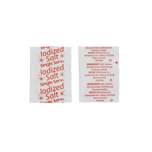 Single Serv Flat Salt Packets Poly Bag, 3000 x 0.6 GR Case - DOT product image 2