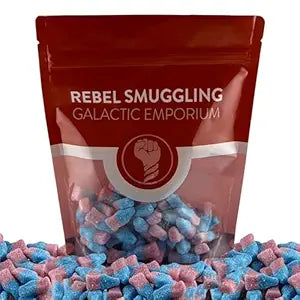 Sour Bubble Gum Flavored Gummy Bottle Candy Bulk 1lb Bag by Rebel Smuggling Galactic Emporium