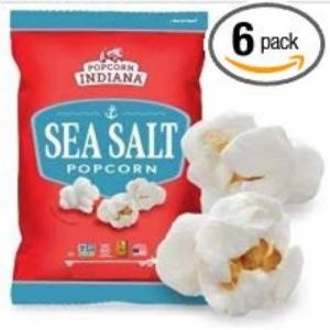 Popcorn Indiana Sea Salt, 2.1-Ounce (Pack of 6)