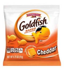 300 PACKS : PEPPERIDGE FARM Goldfish Snack Crackers, Cheddar Che
