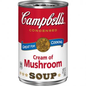 Campbell's Condensed Cream of Mushroom Soup, 10.5 oz. Can (Pack of 48)