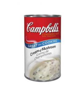 Campbells Condensed Cream Mushroom Soup - 50 oz. can, 12 per case