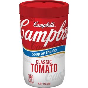 Campbell's Soup on the Go, Creamy Tomato, 11.1 oz (Pack of 8)