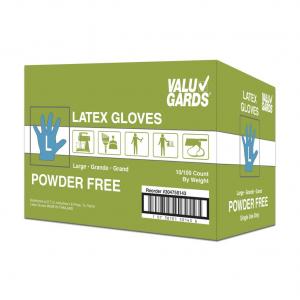 Handgards Eclipse Value Large Latex Glove - 100 per pack - 10 packs per case.