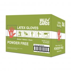 Handgards Eclipse Value Medium Latex Glove - 100 per pack - 10 packs per case.