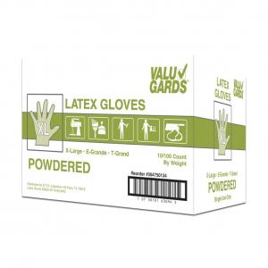 Handgards Valugard Powder Free Extra Large Latex Gloves 100each