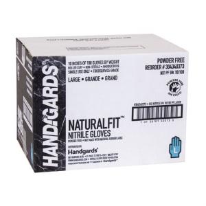 Hgi Handgards Nitrile Performance Black Large Gloves 100each (PACK OF 10)
