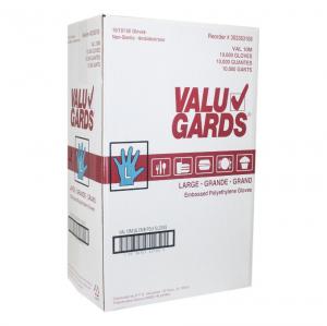 Glove, Poly Clear, Large, Imported, Wrist Length, 10 Case - 10/100 Count