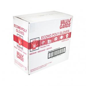 HandGards ValuGards Medium Econo Poly Disposable Glove - 2000 per case.