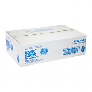 Handgards Clear Quickserve Poly Disposable Gloves - 1000 per cs.