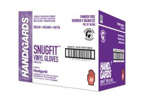 Handgards Medium Standarad Clear Vinyl Disposable Glove - 10/Cs.