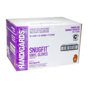 Handgards Clear Extra Extra Large Vinyl Disposable Gloves - 1000