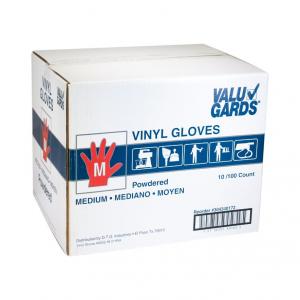 Handgards Eclipse Value Medium POWDERED Vinyl Glove 100 / pack 1