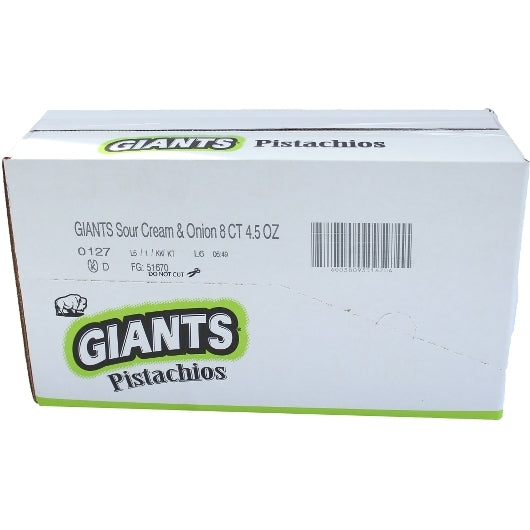 Giant Snack Sour Cream Onion Pistachios, 8 x 4.5 oz Case - DOT product image 5