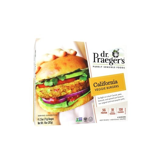 Dr. Praegers Sensible Foods California Veggie Burger, 6 x 10 oz Case - DOT product image 8
