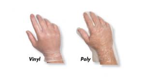 Handgards Eclipse Value Small POWDERED Vinyl Glove - 100 per pack - 10 packs per case.