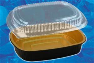 Handi Foil Large Gourmet To Go Entree Pan with Dome Lid - 50/Cs.