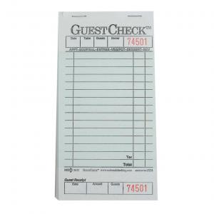 (Price/Pack)National Checking A3632 Guest Check 1 Part 15 Line G