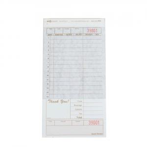 National Checking T4920SP Guest Check 2 Part Carbon 1-2000 Each