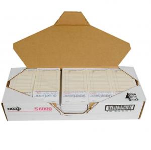 National Checking Guest Check 2 Part Carbon Salmon (PACK OF 2500)