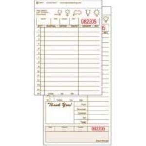 Ncco Guestcheck Guest Check 2 Part Carbonless Tab 15 Line (PACK