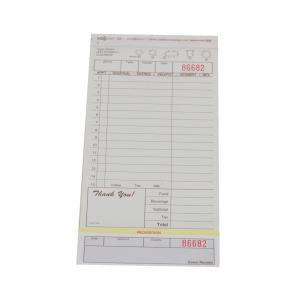 National Checking Guest Check 3 Part Carbonless Tab 15 Line (PAC