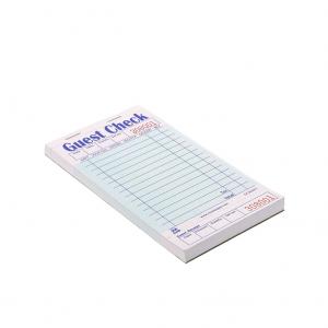 Royal Green Guest Check Board, 1 Part Booked with 15 Lines, Case of 50 Books