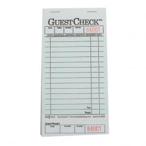 NTCG3632 - Guest Check Pad with Customer Receipt Stub