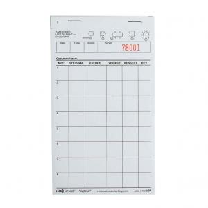 National Checking 4716WP Guest Check Waitrpad 1 Part Paper 1-500