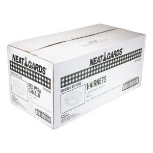 NeatGards Nylon Black Light Weight Large Disposable Hairnet - 14