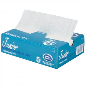 8X10 Interfolded Deli Premium Grade Tissue - 12 case - 500 count
