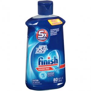 Finish Jet-Dry Rinse Aid, 8.45oz, Dishwasher Rinse Agent & Drying Agent (4X8.45oz)