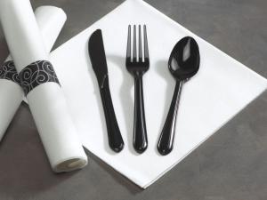 Hoffmaster Kit Cutlery K-F-S White Napkin Hvywt Plastic 50count (PACK OF 2)