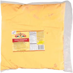 Trans Fat Free Aged Cheddar Cheese Sauce in Pouch, 106 ounce -- 6 per case.