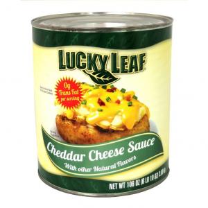 Knouse Foods Lucky Leaf Cheddar Cheese Sauce, 106 Ounce - 6/case.