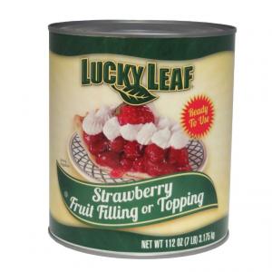 Knouse Foods Lucky Leaf Strawberry Pie Filling, 112 Ounce -- 6 p