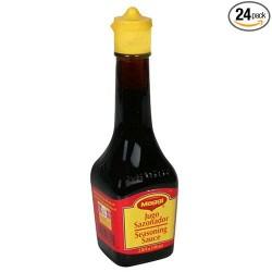 Maggi Seasoning Sauce, 3.38-Ounce Jars (Pack of 24)