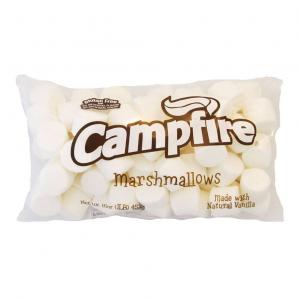 Campfire Large Natural Vanilla Marshmallow, 1 Pound - 12 per case