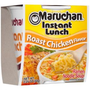 Maruchan Instant Lunch Roast Chicken Flavor, 2.25 Oz, Pack of 12