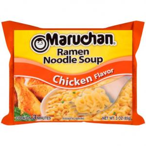 Maruchan Flavor Ramen Noodles, Chicken, 3 Ounce (Pack of 24)