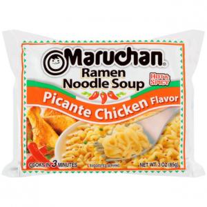 Maruchan Ramen Picante Chicken, 3.0 Oz, Pack of 24