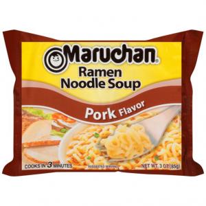 Maruchan Ramen Pork Flavor, 3.0 Oz, 24 Count