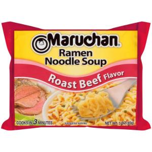 Maruchan Ramen, Roast Beef, 3-Ounce Packages (Pack of 24)